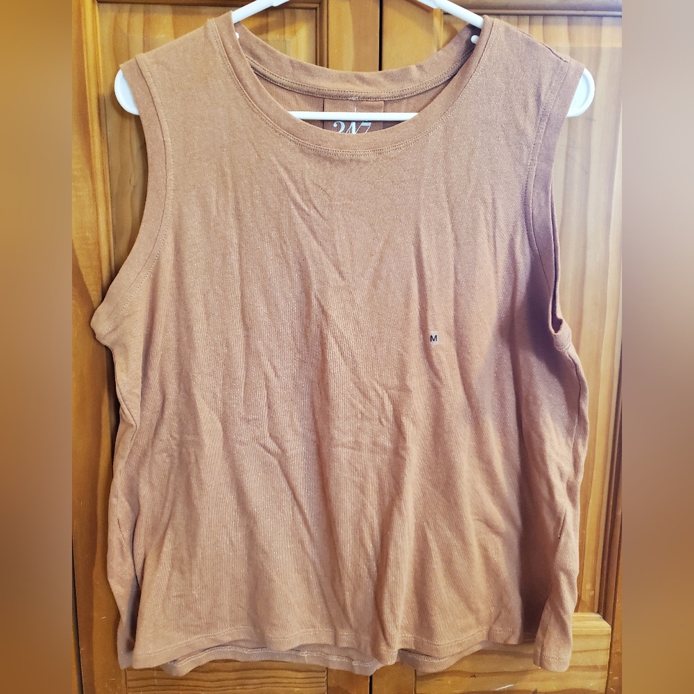 🌻 3/$20 Deal!! 🆕️ NWT Maurices Sleeveless Apricot Muscle Tee